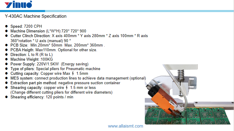 Machine Specifications