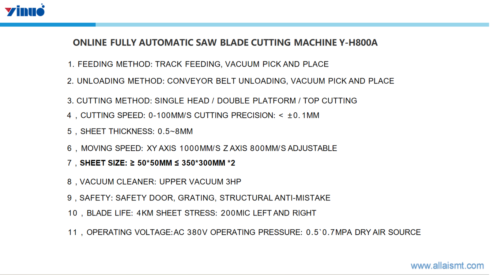 Technical Parameters