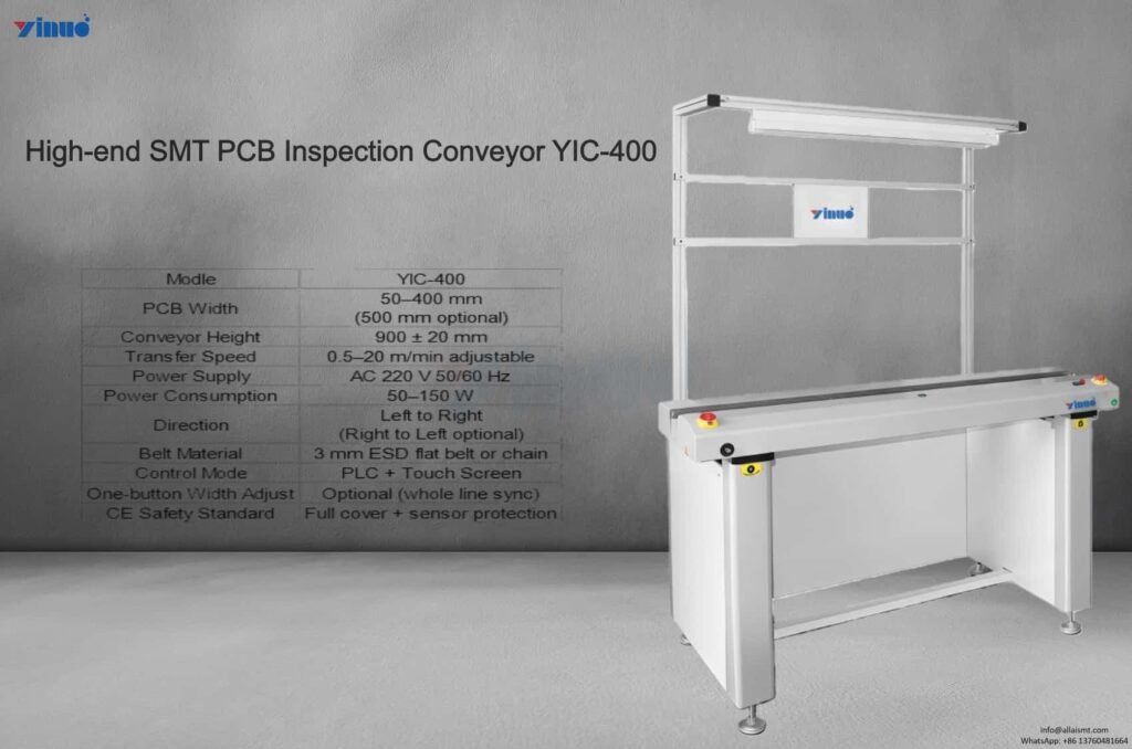 High-end SMT PCB Inspection Conveyor for Accurate Automated PCB Checking