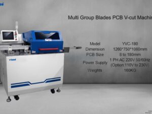 Multi Group Blades PCB V-cut Machine