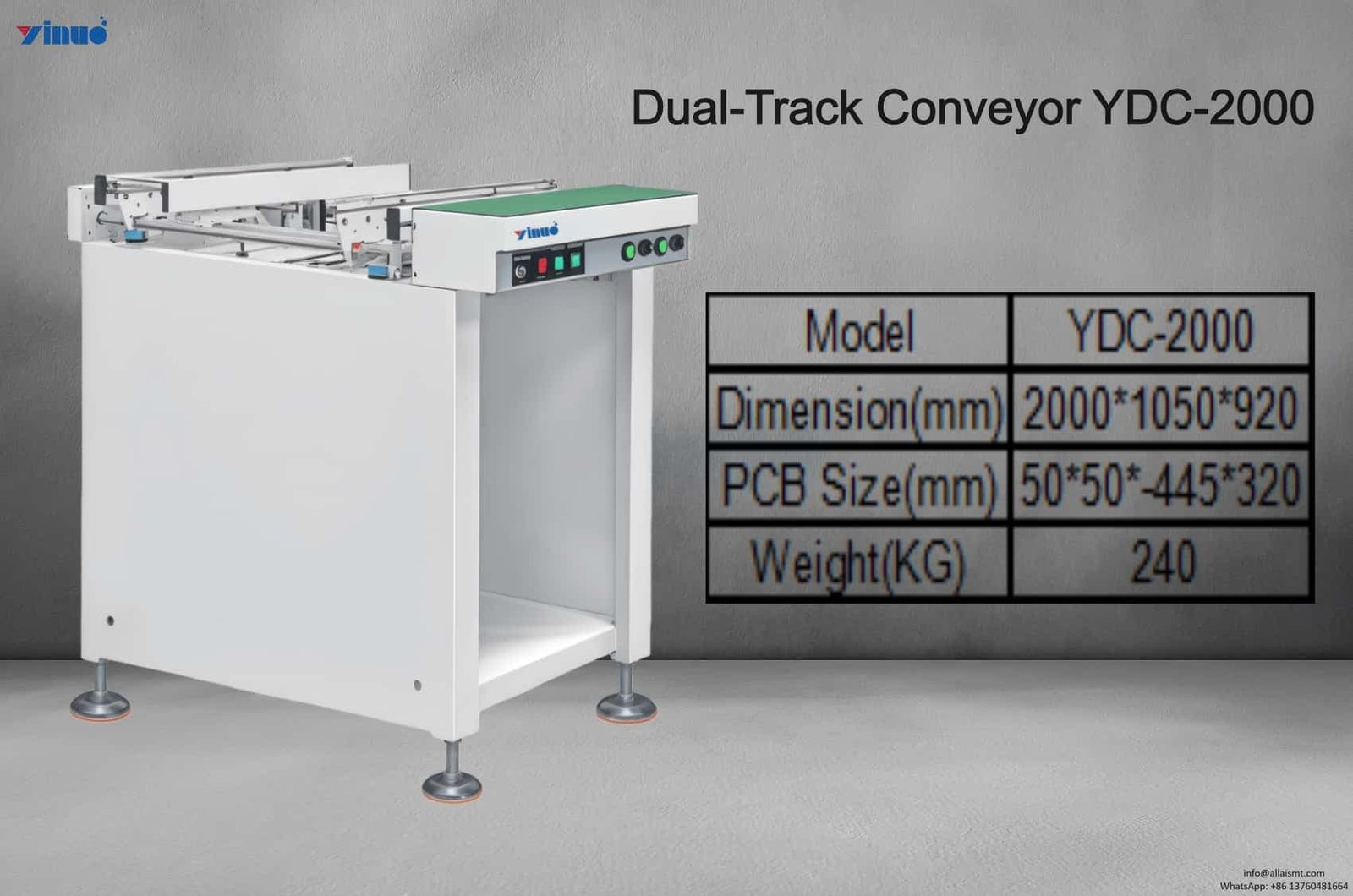 Dual-Track Conveyor YDC-2000 Dual-Track Conveyor YDC-2000