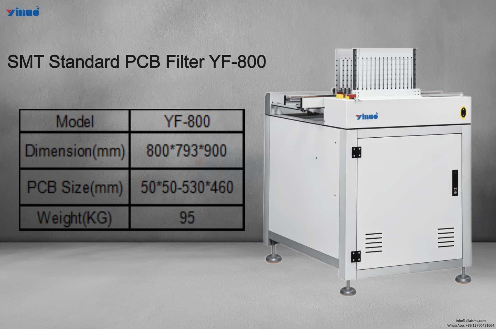 SMT Standard PCB Filter YF-800