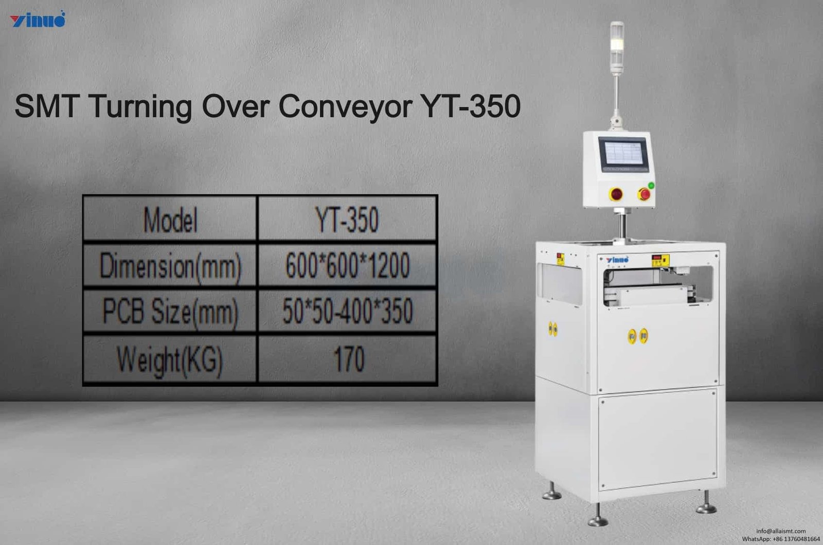 SMT Turning Over Conveyor YT-350