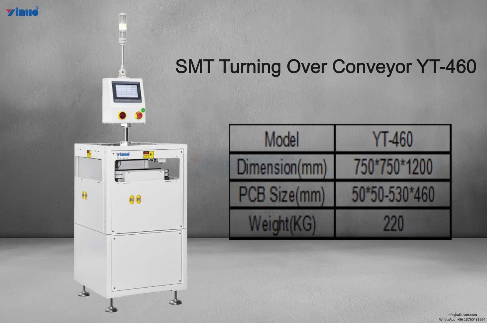 Smt Rompin SMT Turning Over Conveyor YT-460 Enabling Consistent, High-Quality ...