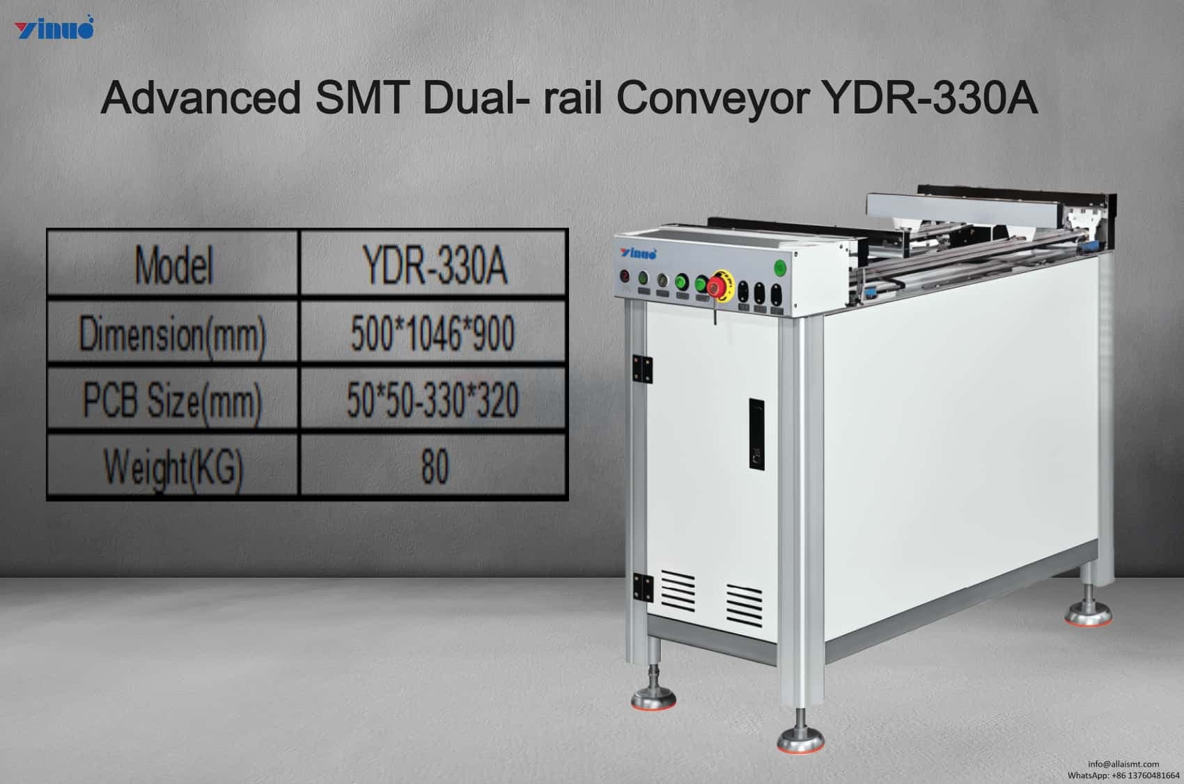 Advanced SMT Dual-rail Conveyor YDR-330A
