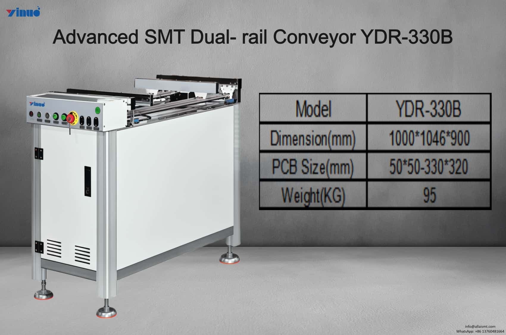 Advanced SMT Dual-rail Conveyor YDR-330B
