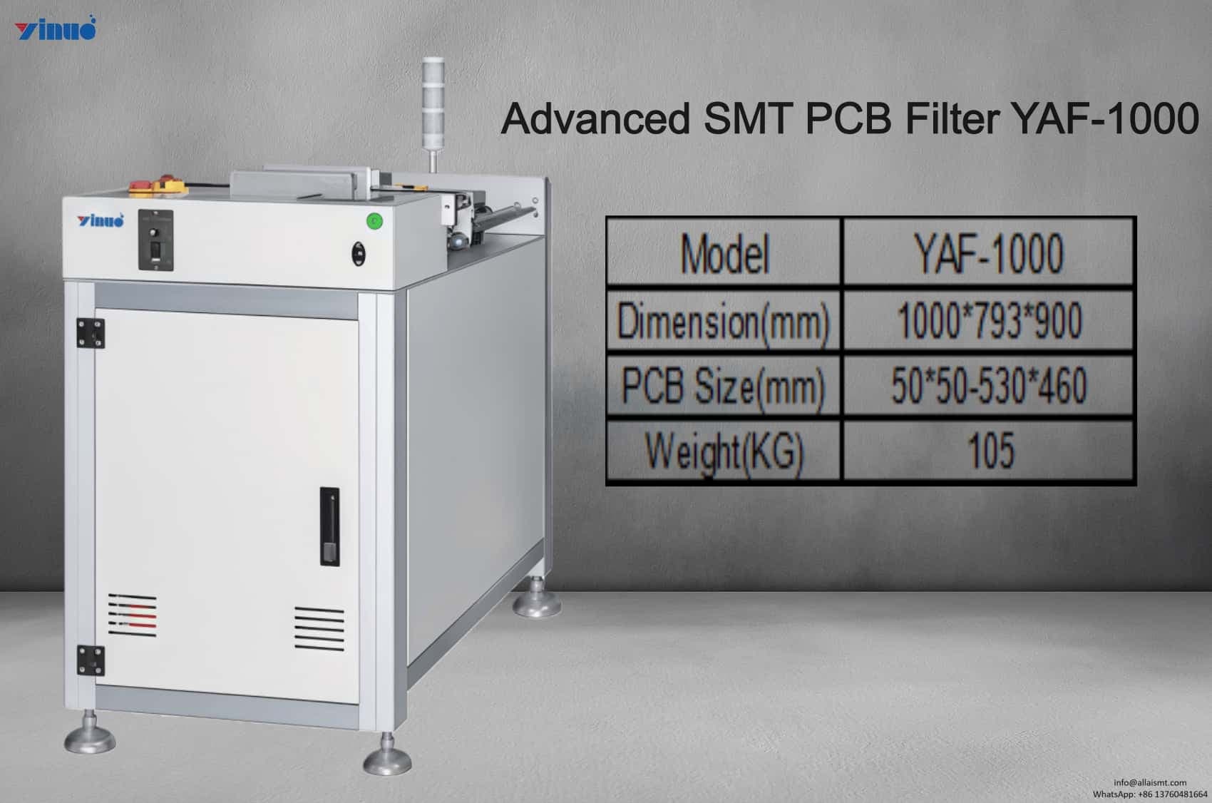 Advanced SMT PCB Filter YAF-1000