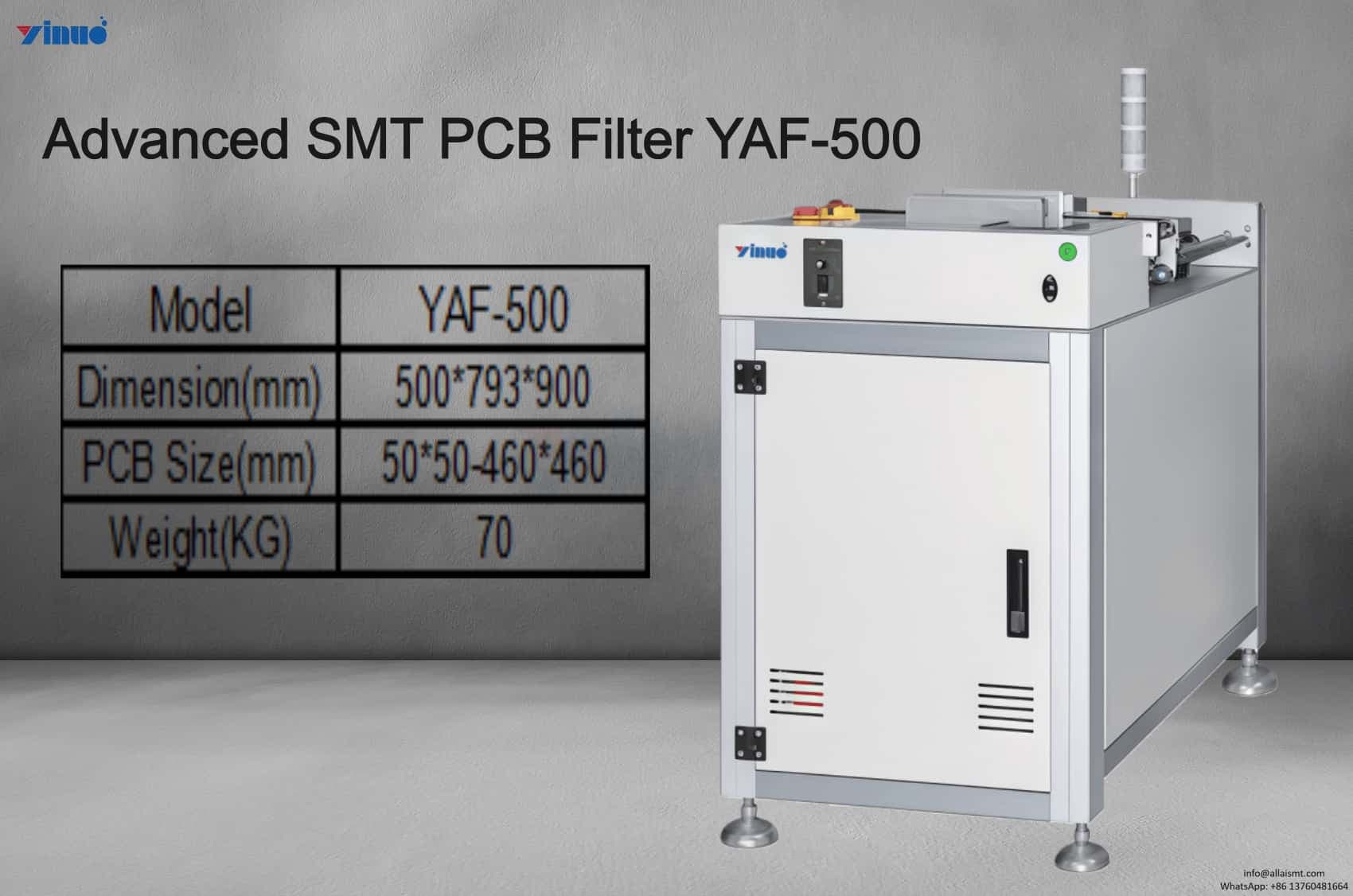 Advanced SMT PCB Filter YAF-500