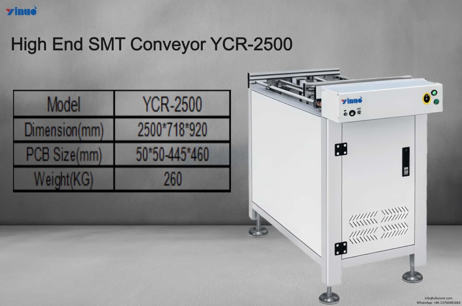 High End SMT Conveyor YCR-2500