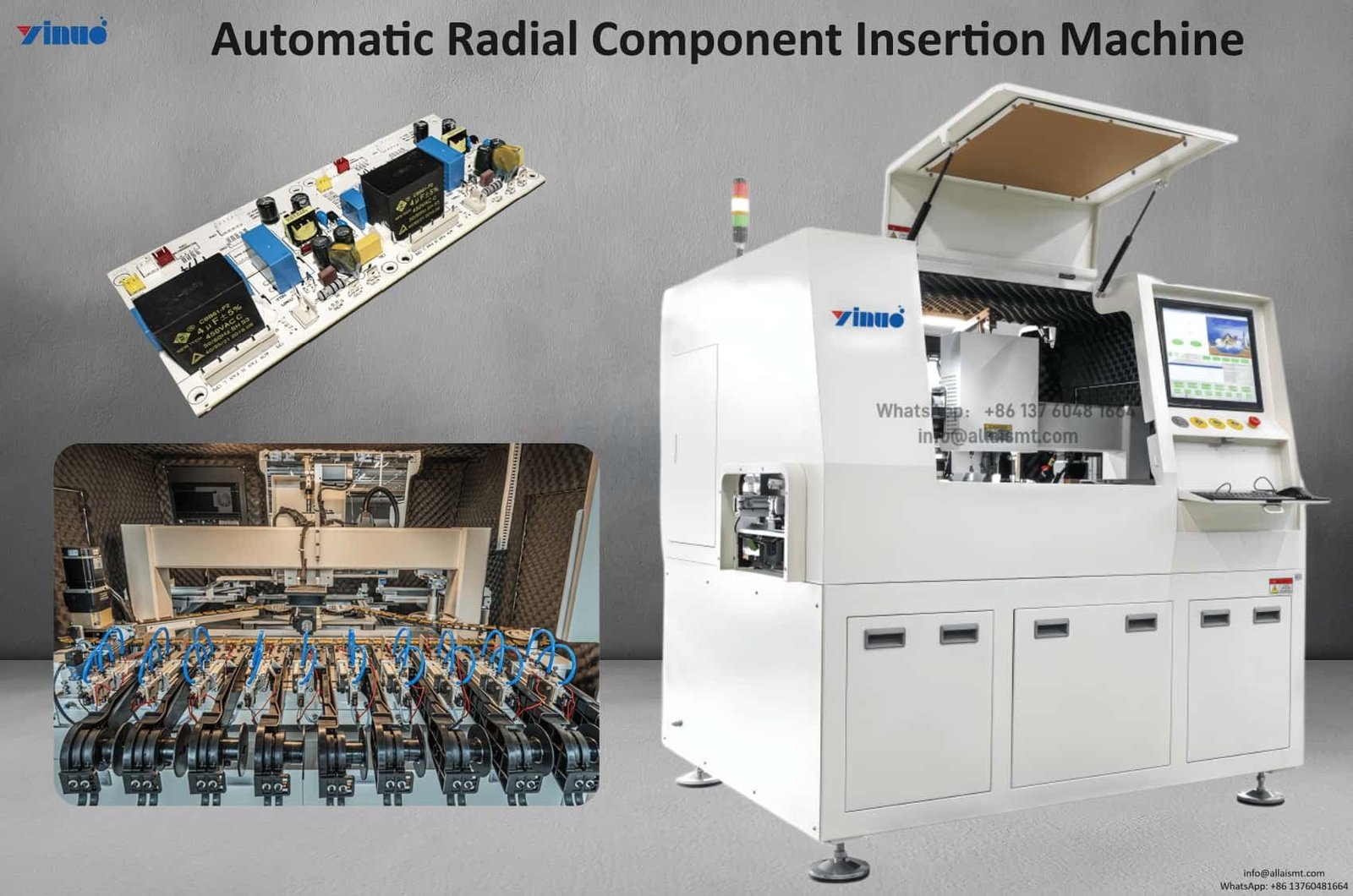 Automatic Radial Component Insertion Machine for Intelligent Industrial ...