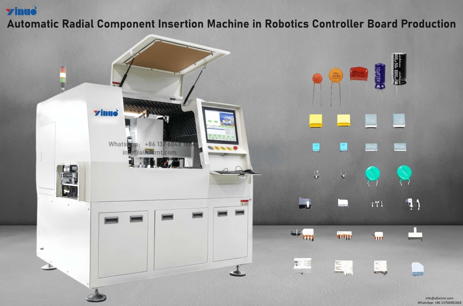 Automatic Radial Component Insertion Machine Strengthening Quality ...