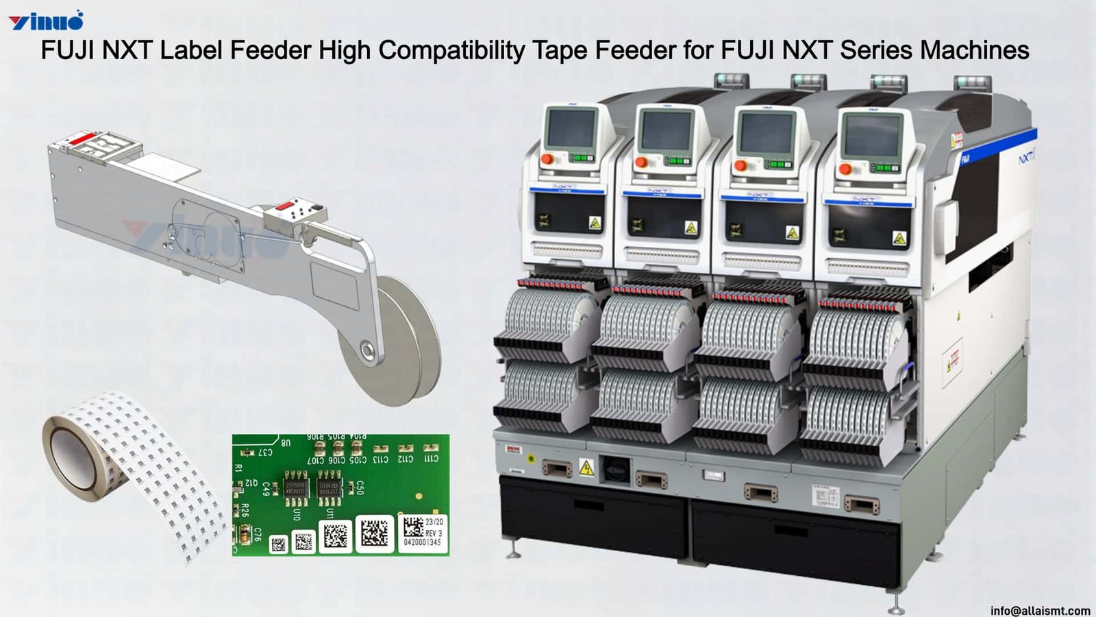 FUJI NXT Label Feeder High Compatibility Tape Feeder for FUJI NXT Series Machines
