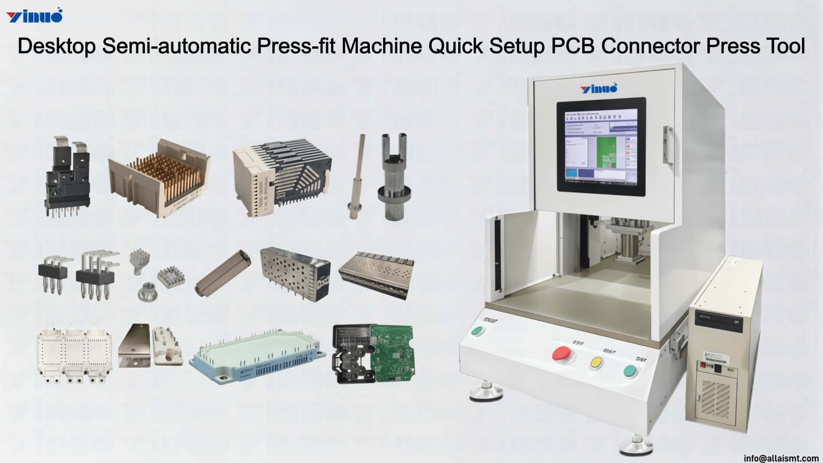 Desktop Semi-automatic Press-fit Machine Quick Setup PCB Connector Press Tool