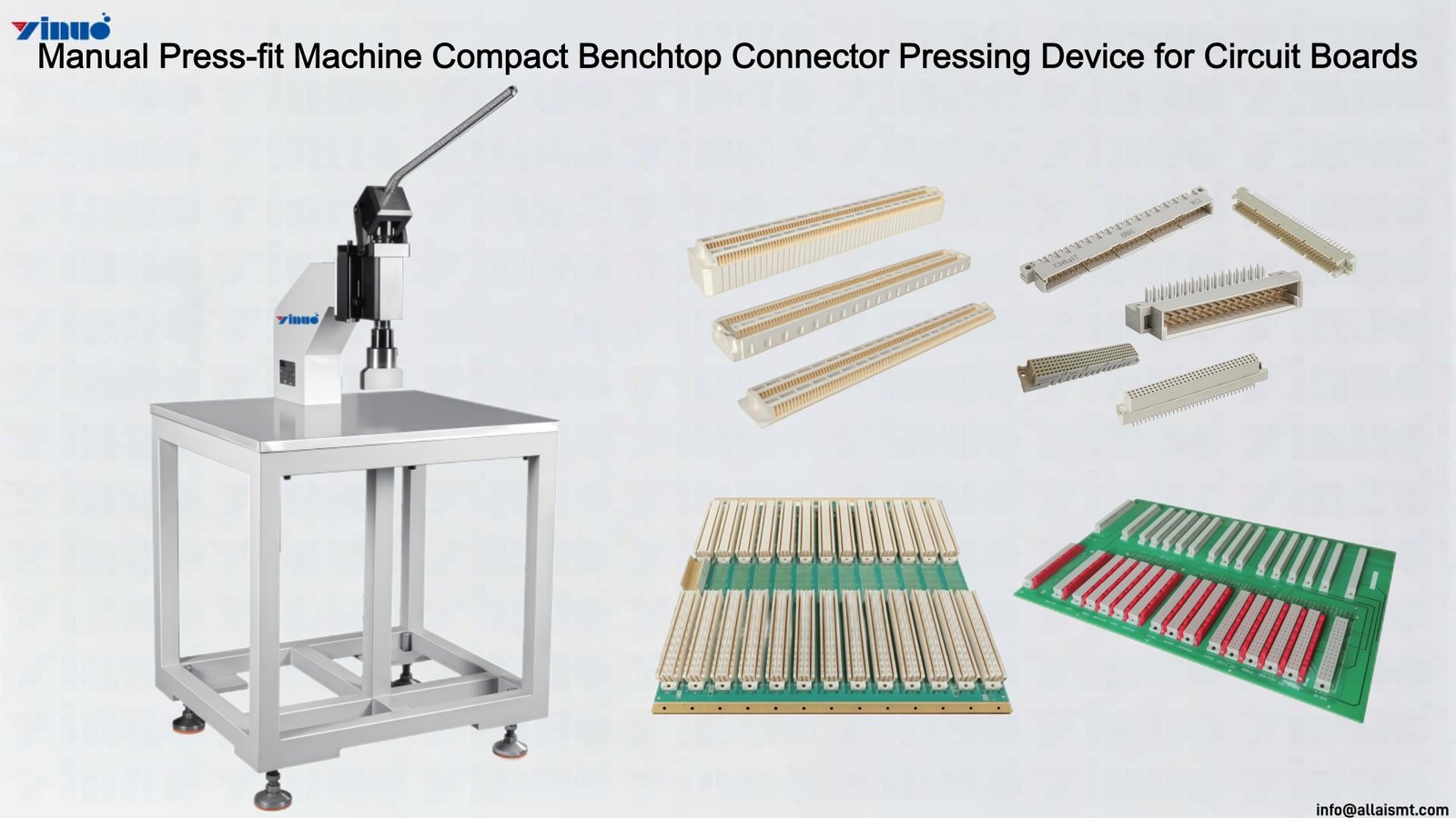 Manual Press-fit Machine Compact Benchtop Connector Pressing Device for Circuit Boards