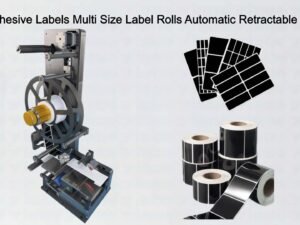 Self Adhesive Labels Multi Size Label Rolls Automatic Retractable Feeder