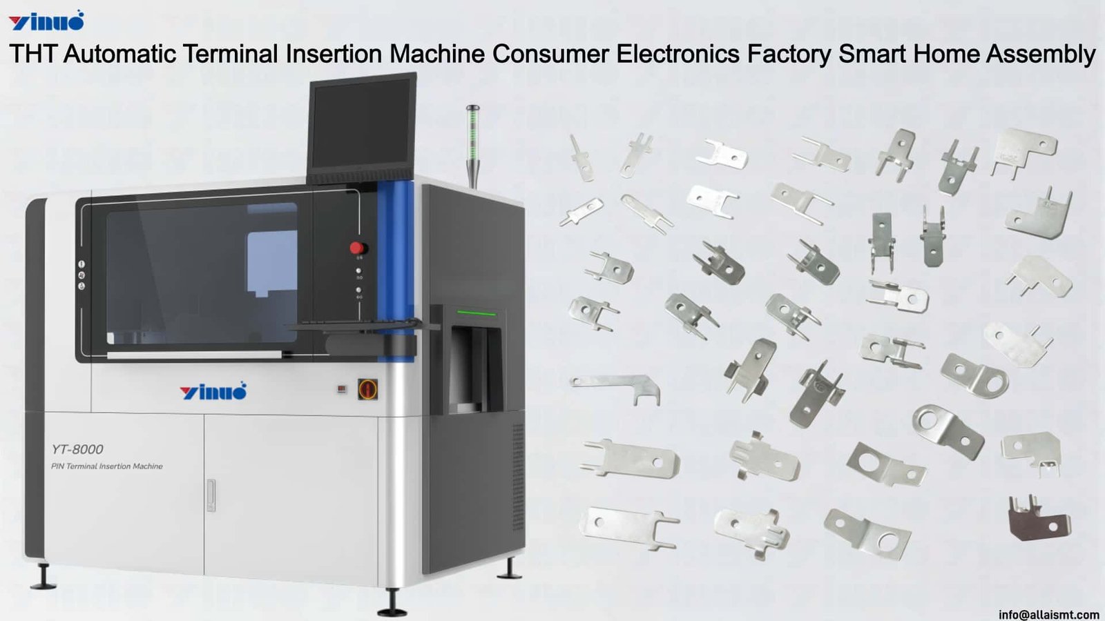 THT Automatic Terminal Insertion Machine Consumer Electronics Factory Smart Home Assembly