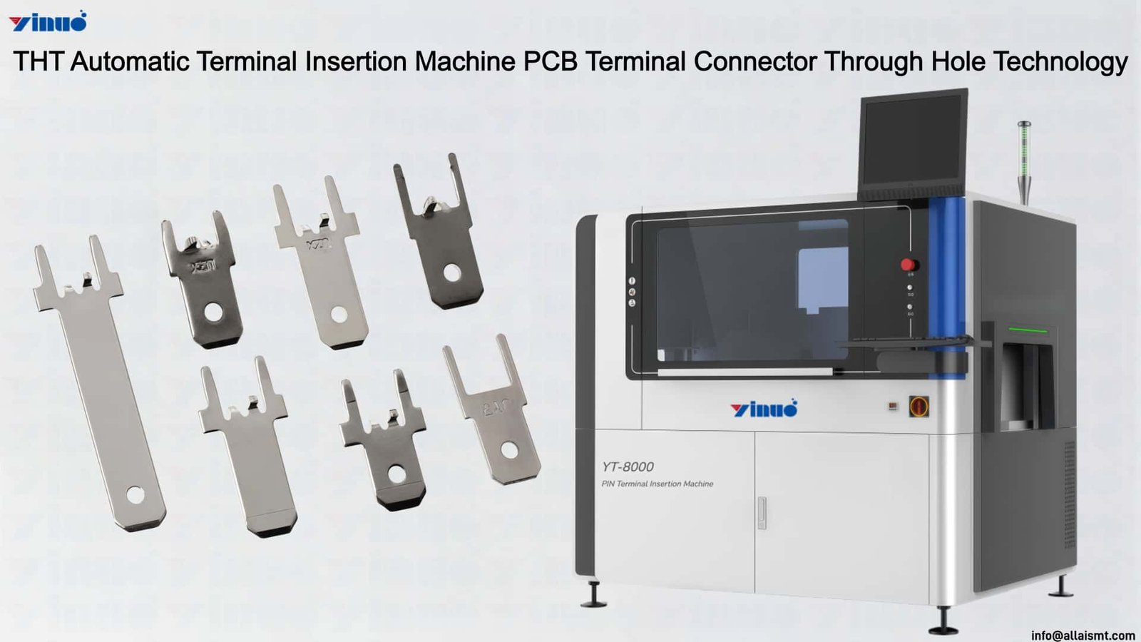 THT Automatic Terminal Insertion Machine PCB Terminal Connector Through Hole Technology