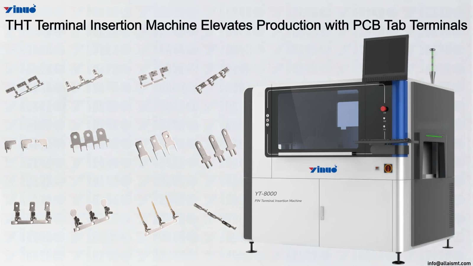THT Terminal Insertion Machine Elevates Production with PCB Tab Terminals