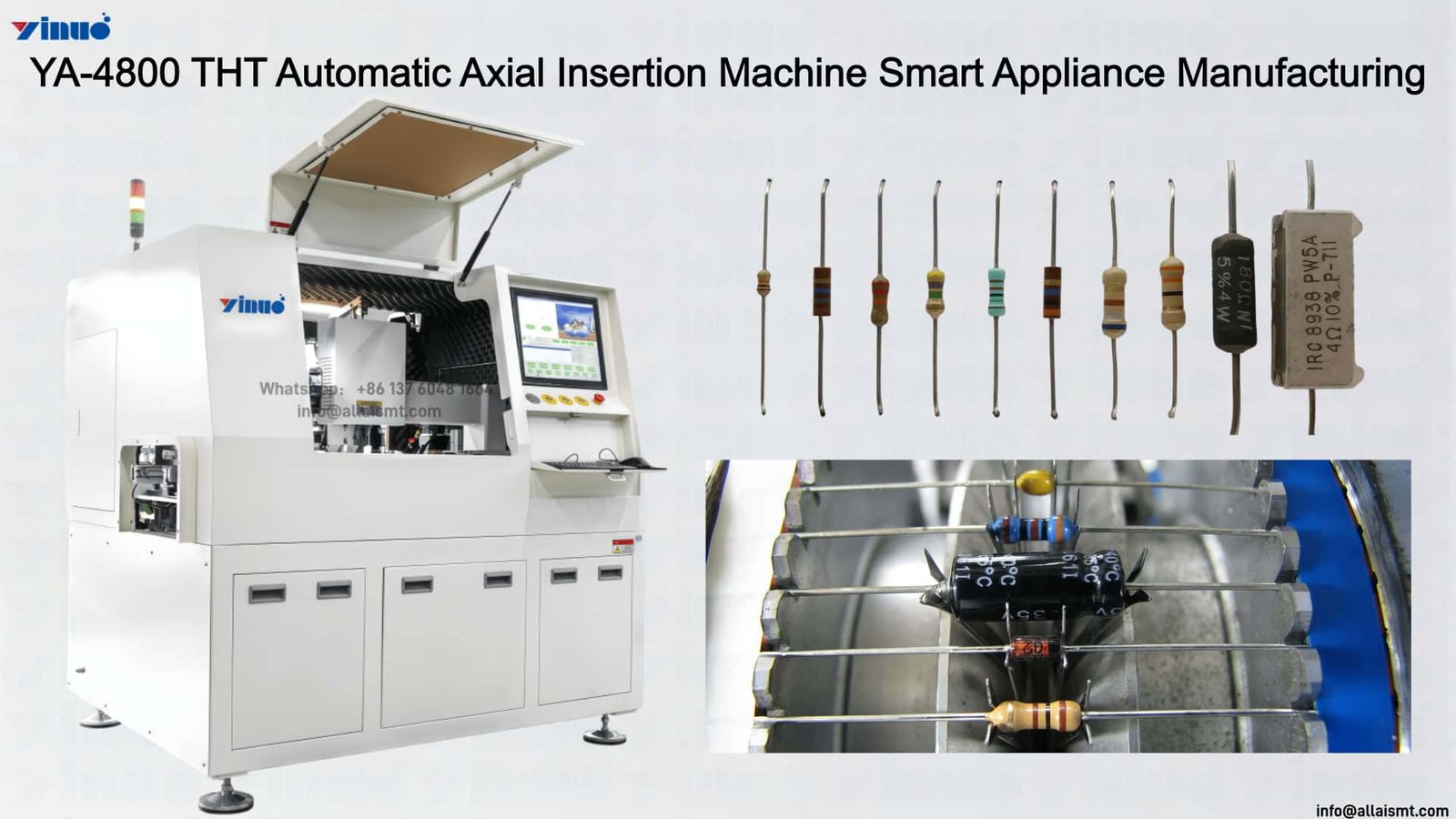 YA-4800 THT Automatic Axial Insertion Machine Smart Appliance Manufacturing
