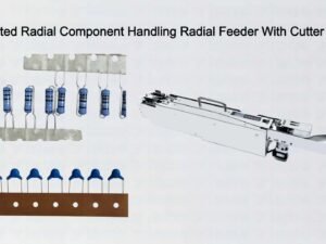Automated Radial Component Handling Radial Feeder With Cutter System