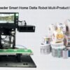 Front-Pushing Feeder Smart Home Delta Robot Multi-Product Label Application