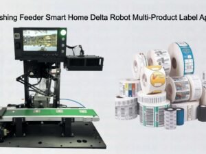 Front-Pushing Feeder Smart Home Delta Robot Multi-Product Label Application