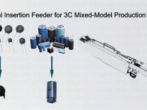 Radial Insertion Feeder for 3C Mixed-Model Production Lines
