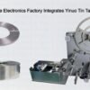 Smart Automotive Electronics Factory Integrates Yinuo Tin Tab Cutting Feeder