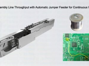 Battery Assembly Line Throughput with Automatic Jumper Feeder for Continuous Wire Supply