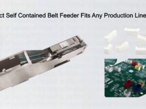 Compact Self Contained Belt Feeder Fits Any Production Line Layout