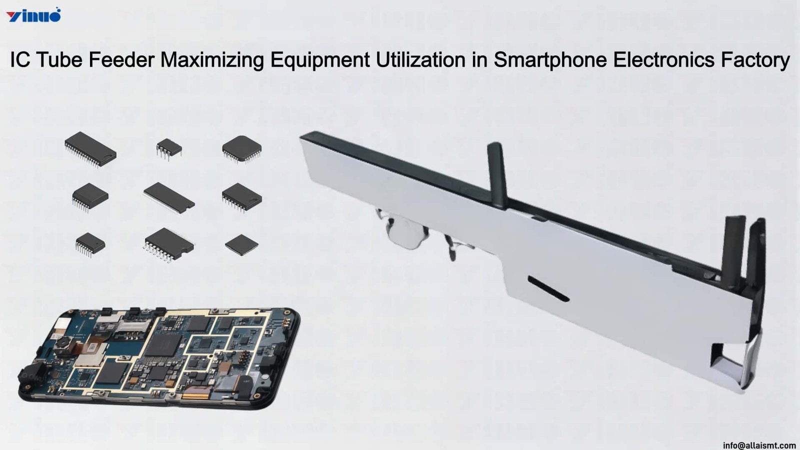 IC Tube Feeder Maximizing Equipment Utilization in Smartphone Electronics Factory