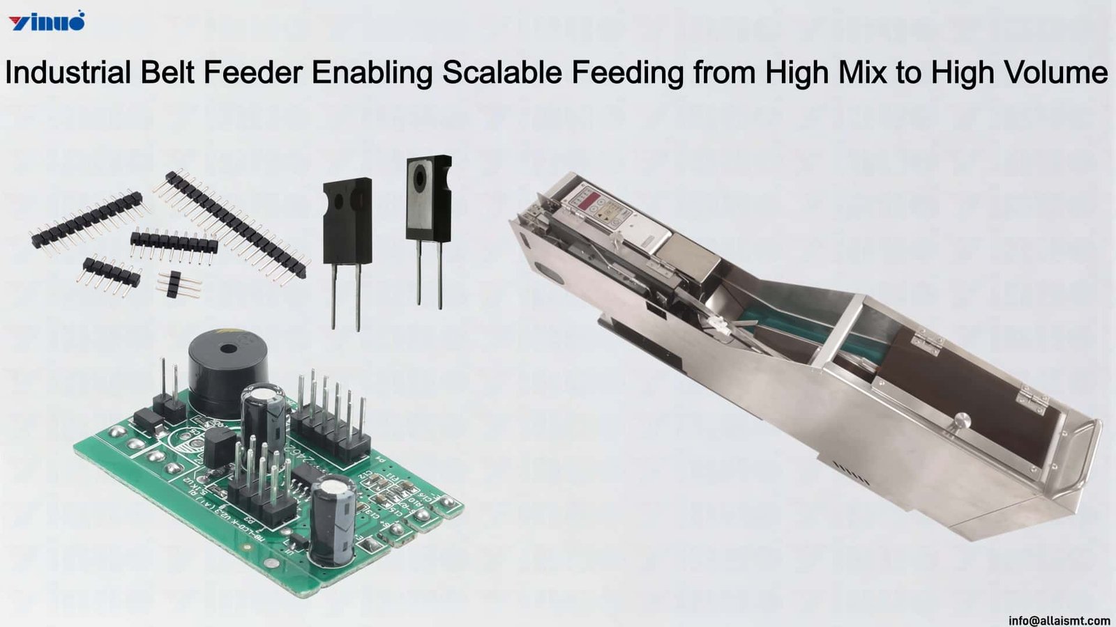 Industrial Belt Feeder Enabling Scalable Feeding from High Mix to High Volume