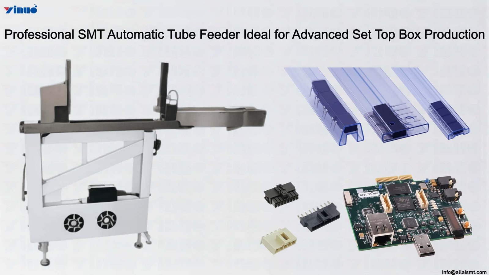 Professional SMT Automatic Tube Feeder Ideal for Advanced Set Top Box Production Professional SMT Automatic Tube Feeder Ideal for Advanced Set Top Box Production