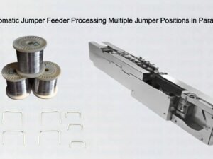 Rapid Automatic Jumper Feeder Processing Multiple Jumper Positions in Parallel Cycles
