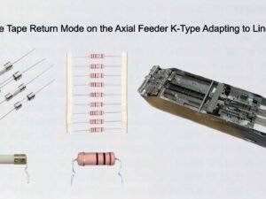 Selectable Tape Return Mode on the Axial Feeder K-Type Adapting to Line Layouts