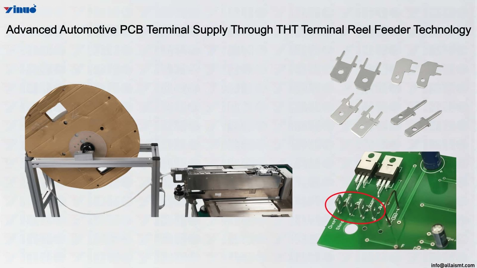 Advanced Automotive PCB Terminal Supply Through THT Terminal Reel Feeder Technology Advanced Automotive PCB Terminal Supply Through THT Terminal Reel Feeder Technology