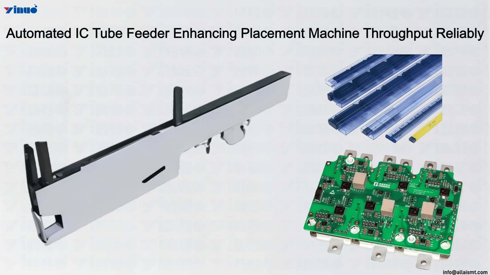 Automated IC Tube Feeder Enhancing Placement Machine Throughput Reliably