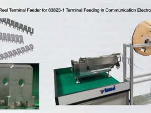 Automated Reel Terminal Feeder for 63823-1 Terminal Feeding in Communication Electronics Factory