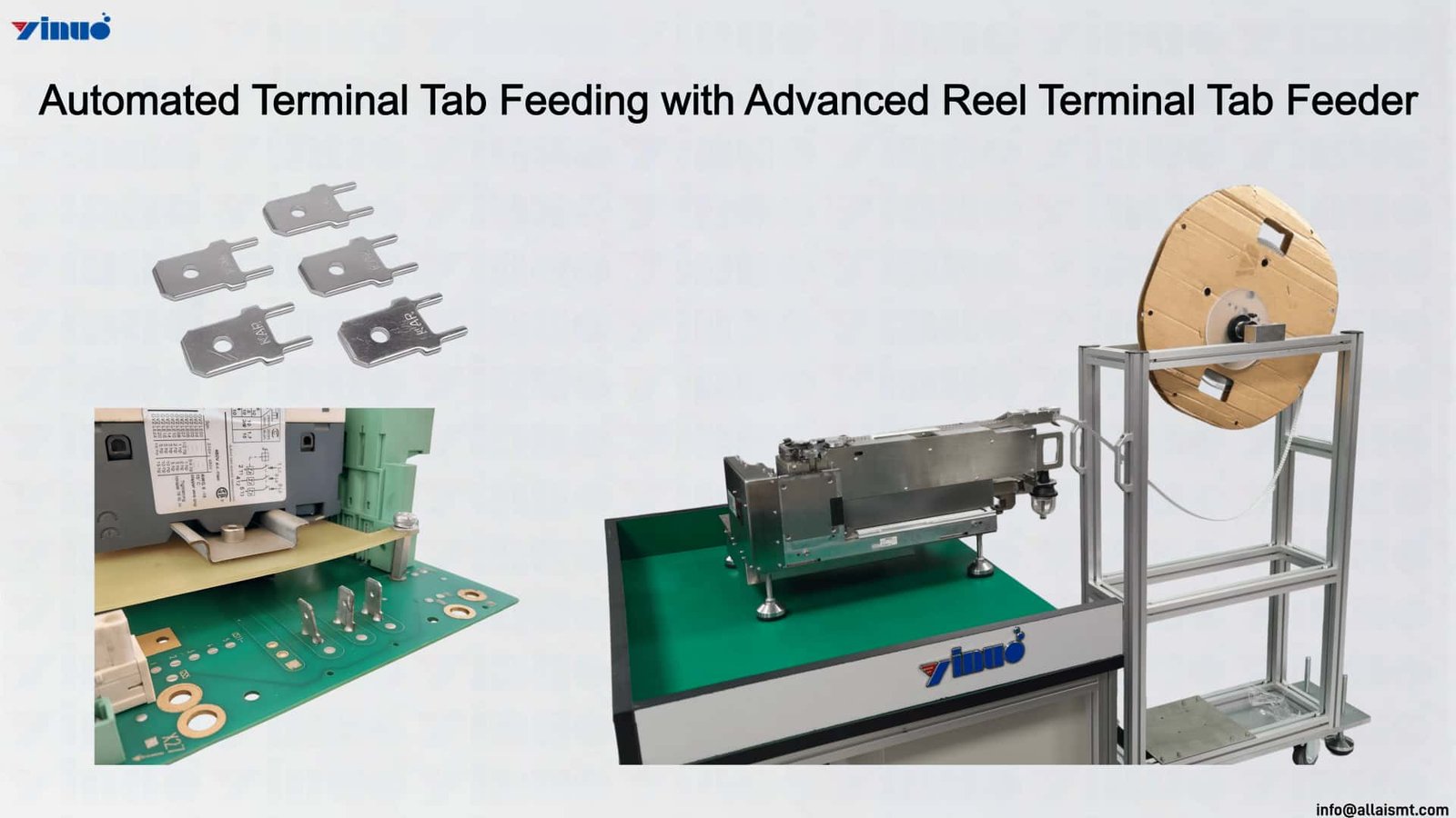 Automated Terminal Tab Feeding with Advanced Reel Terminal Tab Feeder Automated Terminal Tab Feeding with Advanced Reel Terminal Tab Feeder