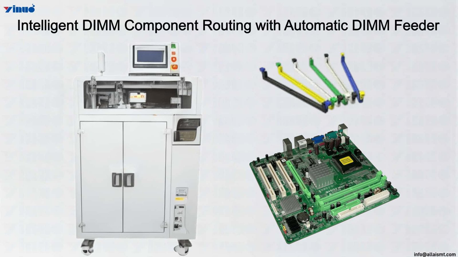 Intelligent DIMM Component Routing with Automatic DIMM Feeder