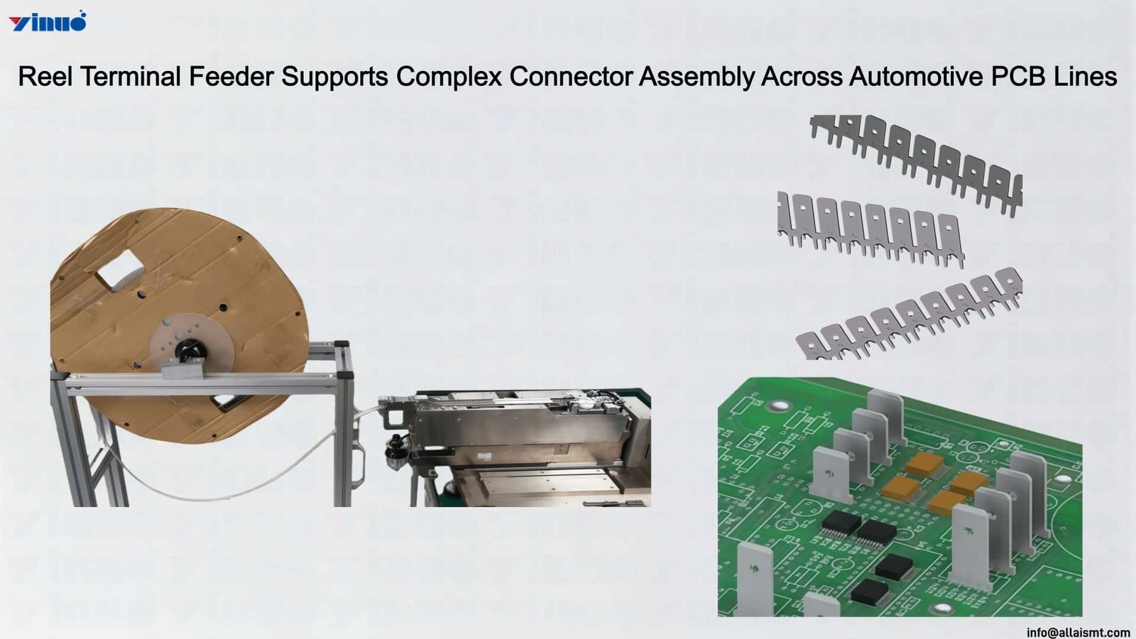Reel Terminal Feeder Supports Complex Connector Assembly Across Automotive PCB Lines
